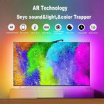 bande led rgbic adhésive télécommande flux lumineux 249 2000 synchronisation intelligente moderneécran 55 75