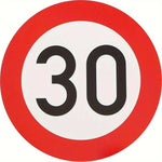 panneau signalisation interdiction stationner métal rond rouge blanc garage décoration murale extérieur voiture interdit