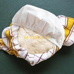 couvre assiettes tissu beige clair simples rustiques pâtisserie kit pièces
