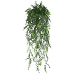 guirlande artificielle feuilles vert fines moderne extérieur accrochable pp opaque