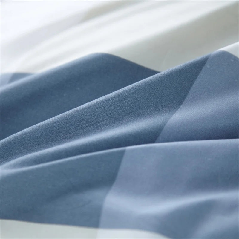 drap plat housses lit carreaux poissons pois texture granuleuse nordique moderne adultes chambre decoration