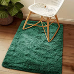 tapis moderne vert foncé doux fourré salon chambre balcon adhésif polyeste qualité spécialité moisture
