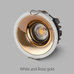 spot led encastrable blanc moderne aluminium éclairage intérieur cuisine salon minimaliste