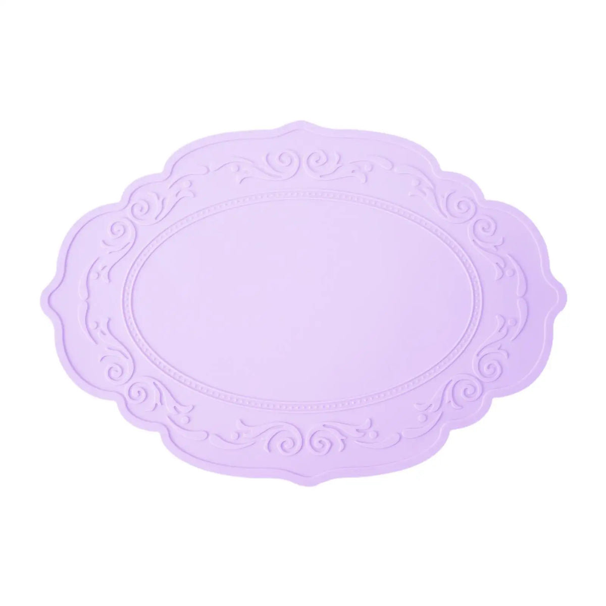 assiettes violet ornements floraux gris clair vert foncé classique adhésif orange blanc