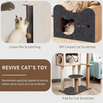 tapis anti griffes chat tissu adhésif protection canapé moderne gris beige adjustable