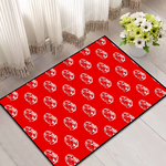 tapis oriental rayé astronautes noir blanc moderne antidérapant polyester adultes chambre salon