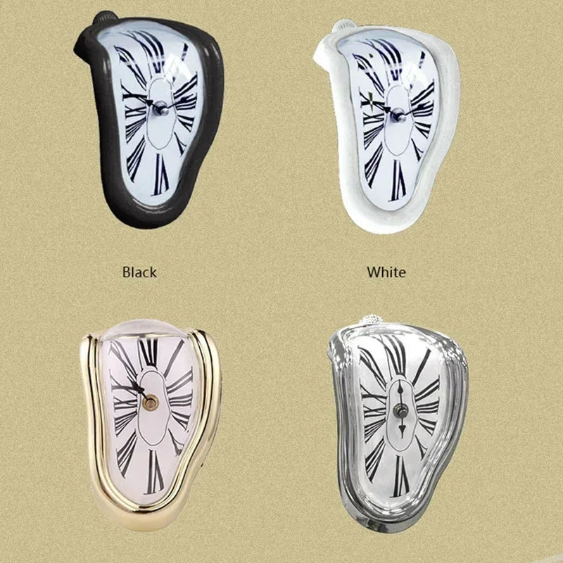 horloge murale classique ancien chiffres romains noir fond blanc doré argenté