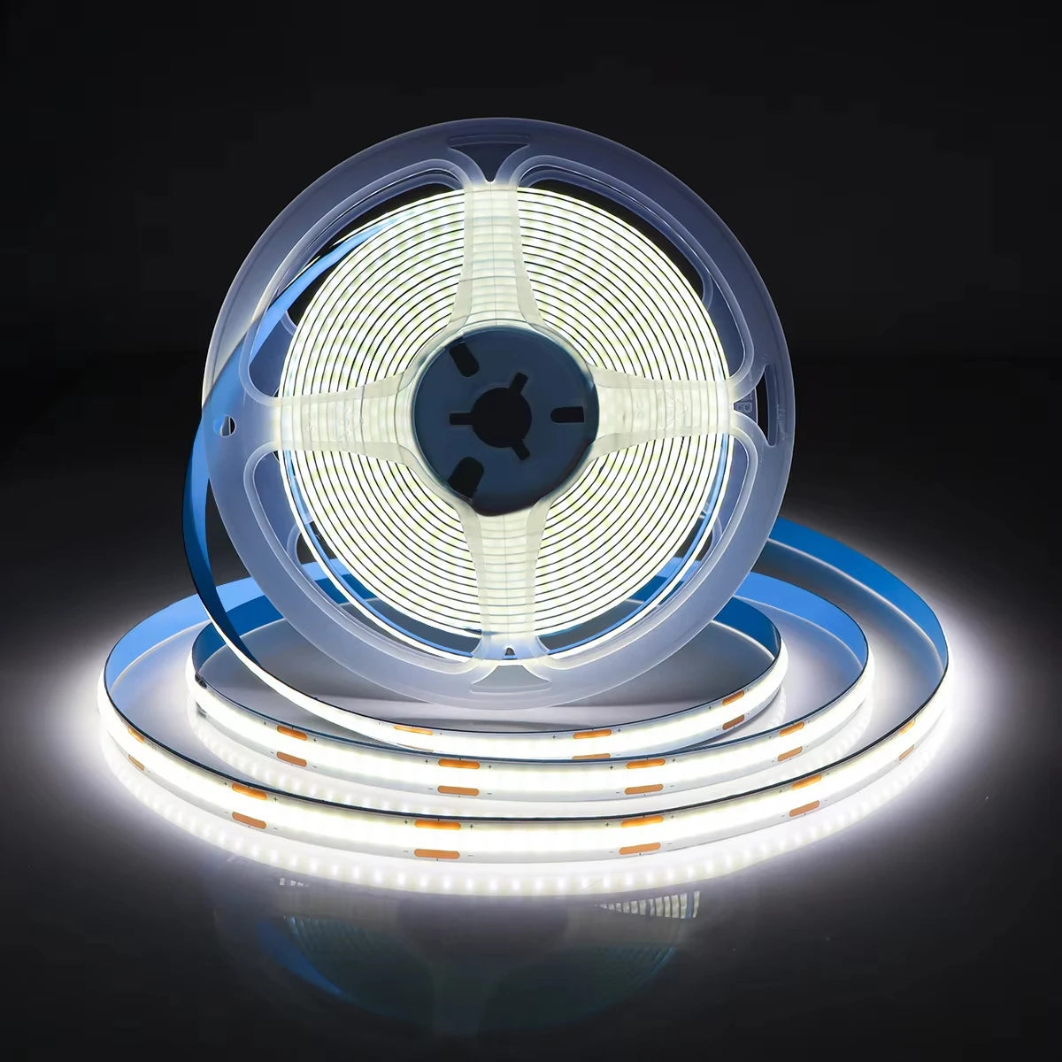 ruban led cob blanc flexible adhésif moderne minimaliste éclairage chambre salon télévision