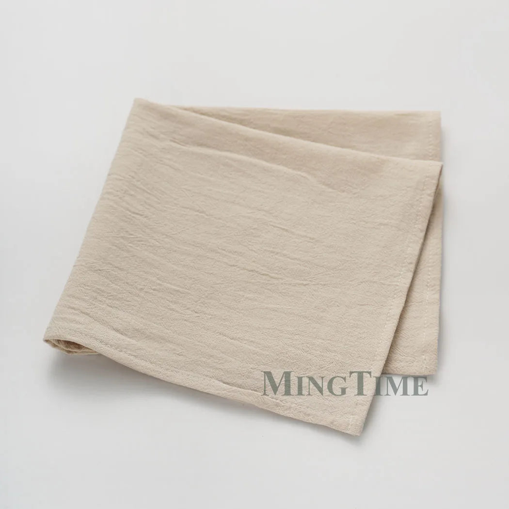 serviettes coton rose pâle classique 40x40cm réutilisables table maison party