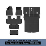 tapis sol noir rayures horizontales moderne tesla model 2025 2026 conducteur copilote arriere