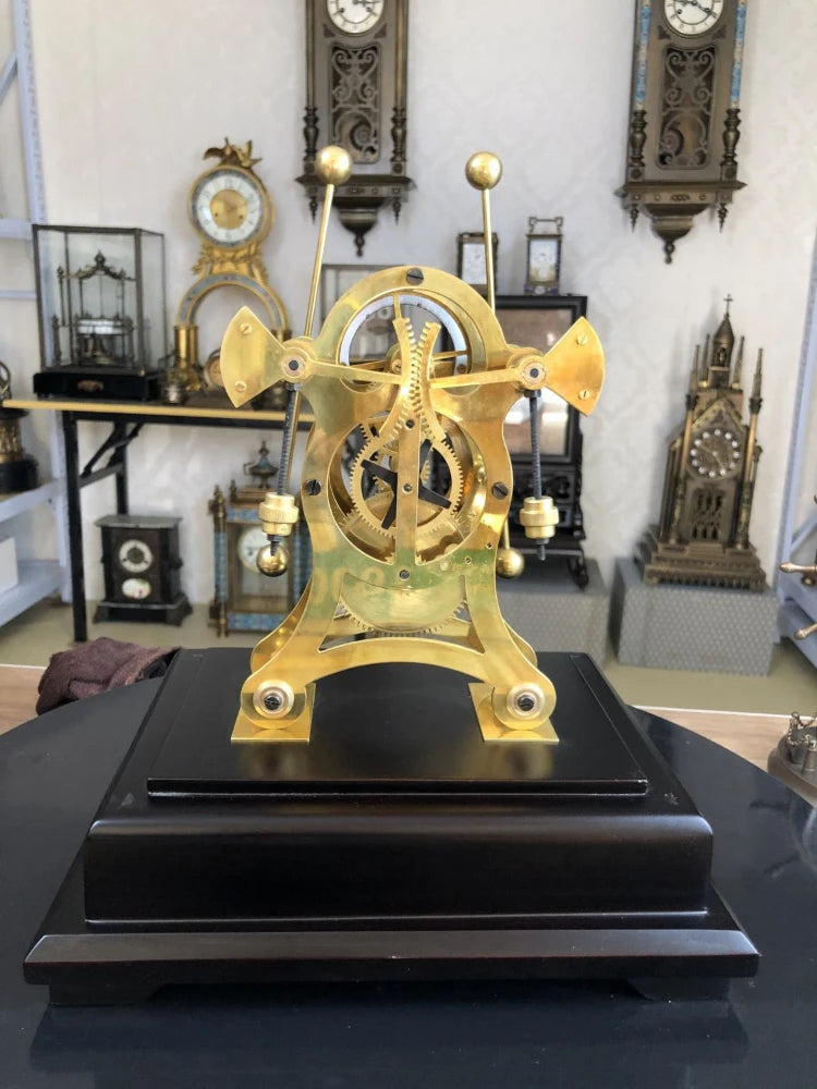 Détail du cadran et des aiguilles de l'horloge rétro