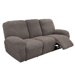 housses canapé gris imprimé végétal moderne pièces adhésifs polyester lavable printemps été