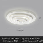 luminaire moderne led circulaire concentrique blanc beigeclair minimaliste contemporain fixepla