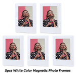 cadres photo magnétiques bleu clair rose noir blanc vert orange gris jaune modernes minimalistes