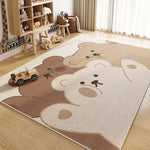 tapis polypropylène polyester antidérapant imperméable dessins animés ours astronaute moderne enfantin