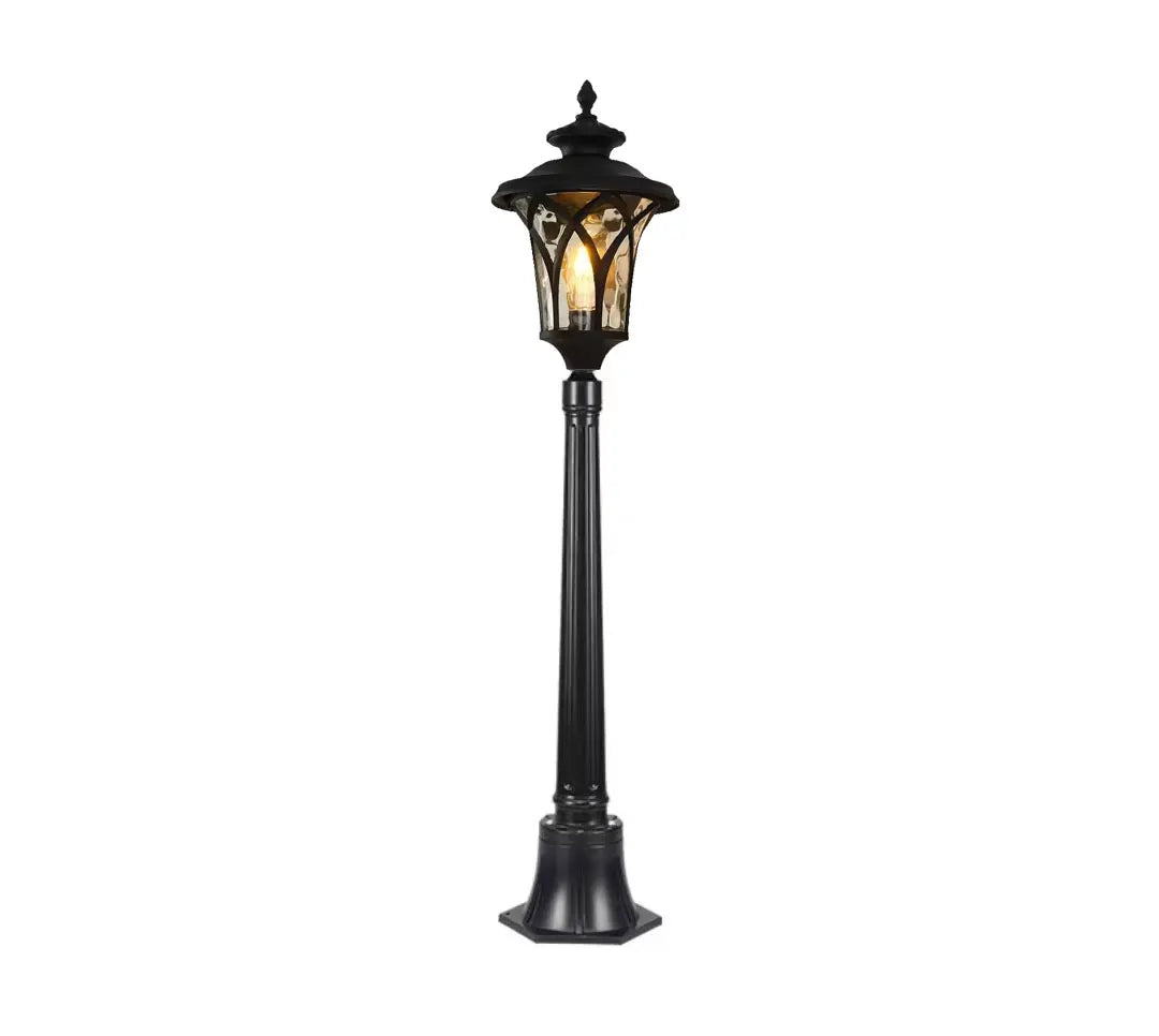 lampe jardin or noir classique vintage éclairage extérieur led ip65