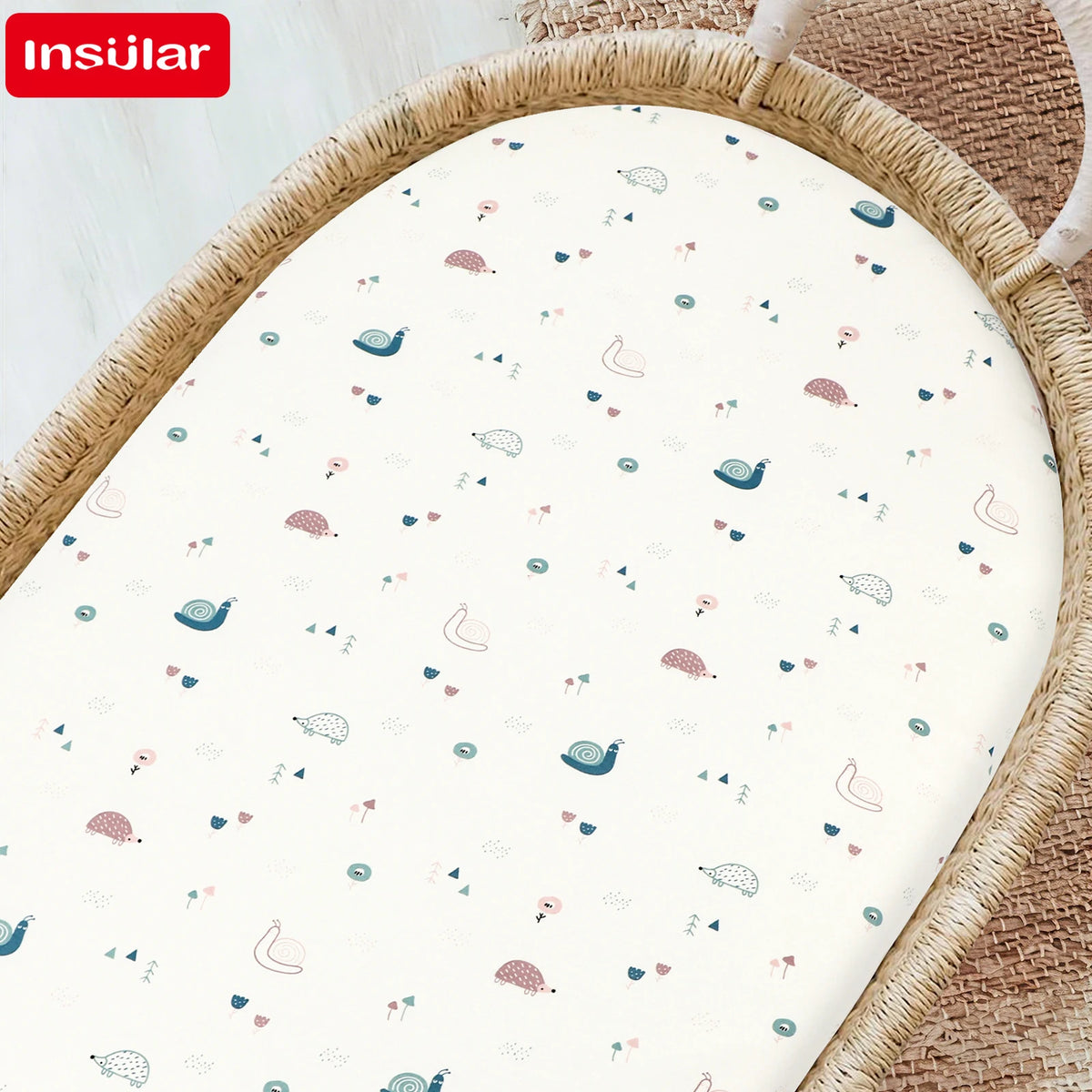 draps bébé motif cygnes coeurs doux coton blanc rose gris jaune enfantins housse élastiquée