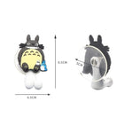 porte brosse dents mural adhésif totoro dessin animé cartoon salle bain rangement personnages animés