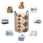 Panier pliable en tissu berbère