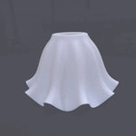 abat jour blanc plissé moderne opaque lampes table suspension murale