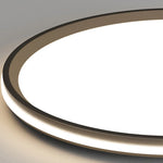 plafonnier led moderne blanc beige rond flux lumineux variable toucher interrupteur monté surface