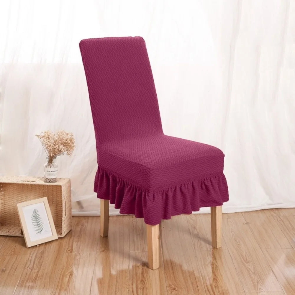 Housse chaise rayées polyester gris beige vert noir classique opacité chaises banquets adultes moderne