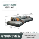 canapé d'angle moderne gris velours coussins 300 400 cm