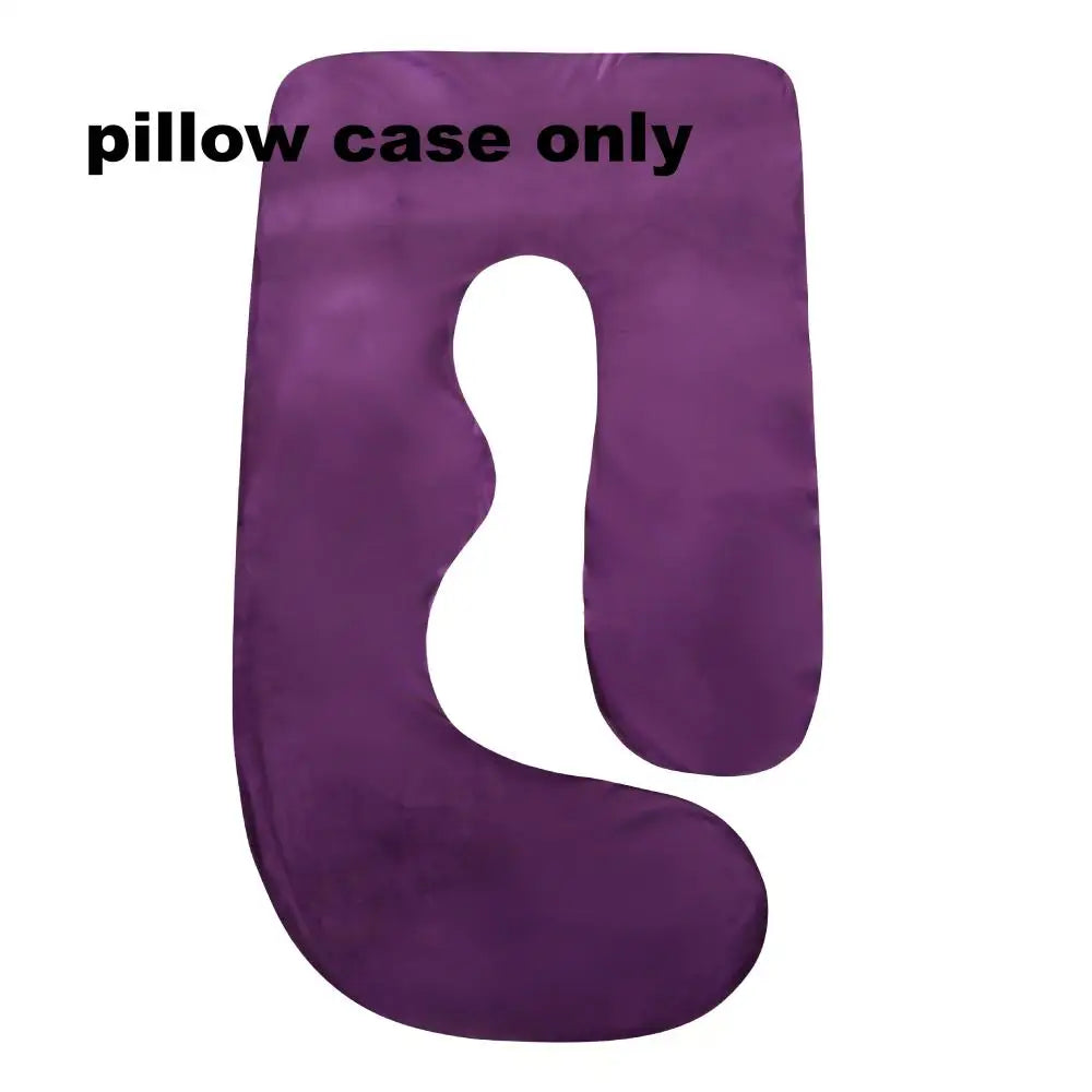 coussin maternité velours doux gris confortable fermeture zip side sleeping allaitement body support lit