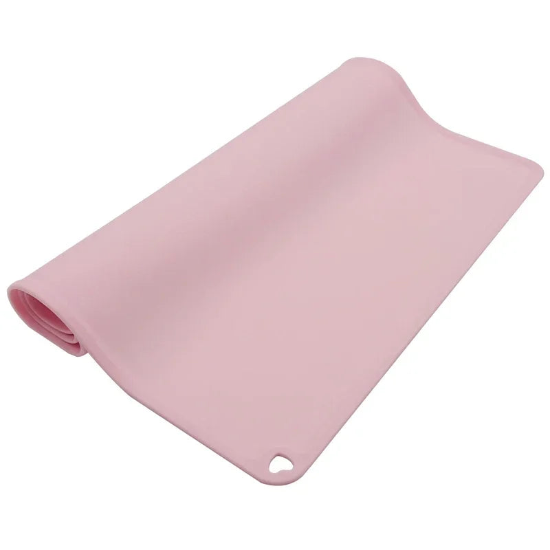 tapis silicone imperméable antidérapant rose bleu clair gris moderne fácil nettoyer yoga chiens