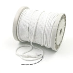 cordelette polyester blanc texture tissée moderne métalliques poids 18g 35g 50g