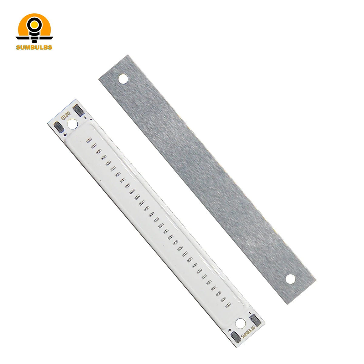 lampe led 60x50mm blanc jaune moderne aluminium silicone efficace 100lm/w