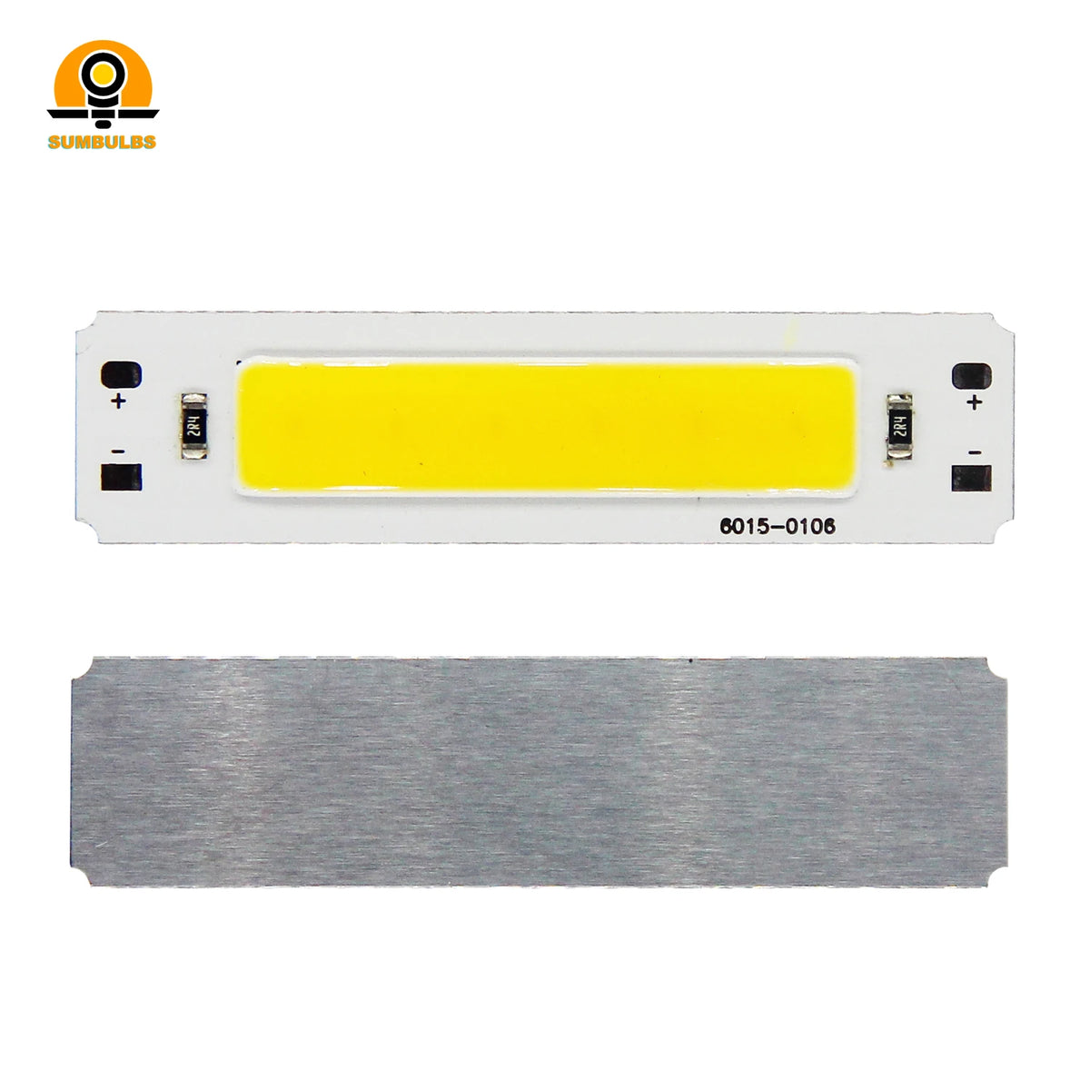 lampe led rectangulaire blanc jaune moderne 60x15mm 50w 5v 3000k 6500k aluminium silicone