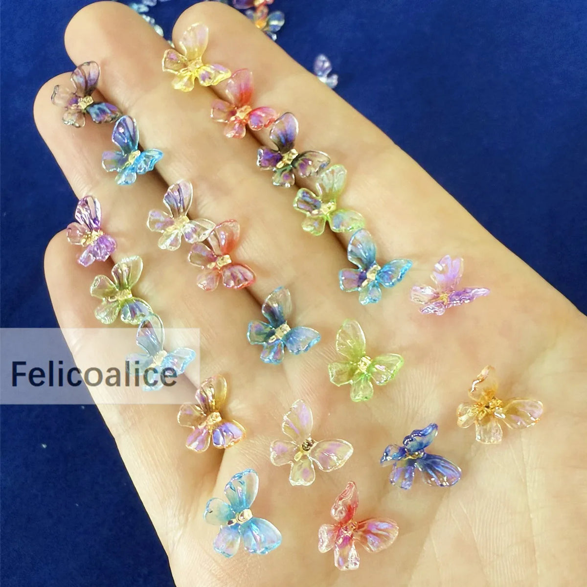 paillettes fleurs animaux champignons résine autocollantes décorations ongles miniatures colorées accessoires beauté artisanat