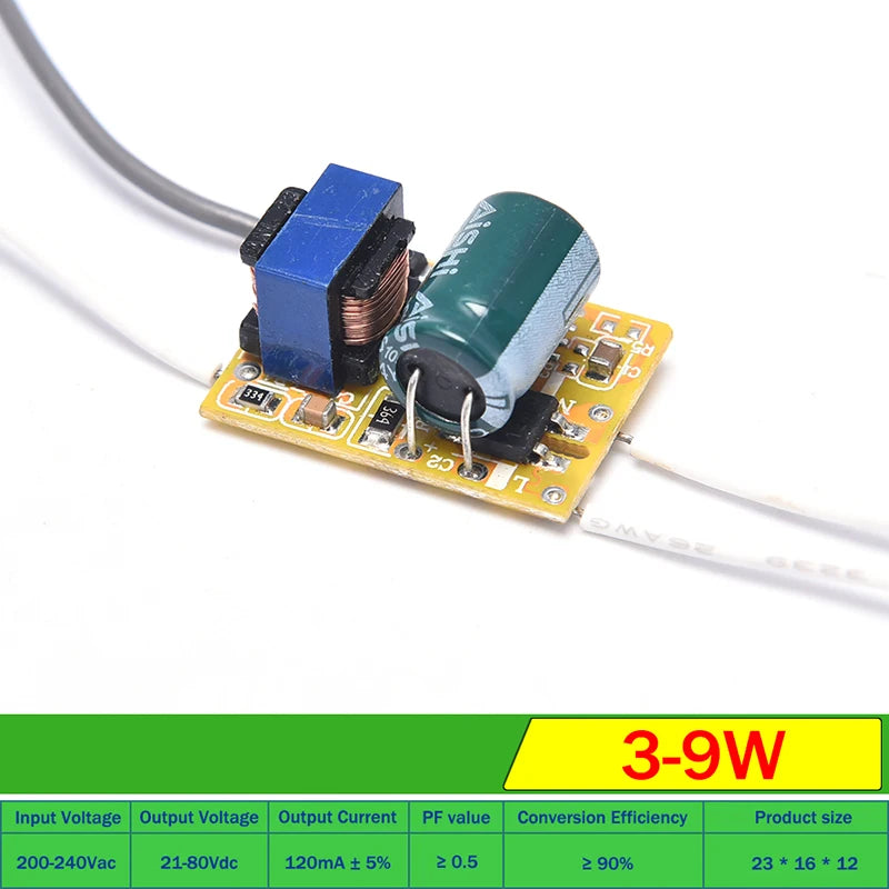 adaptateur led alimentation courant constant diy vis electronique moderne circuits imprimés composants