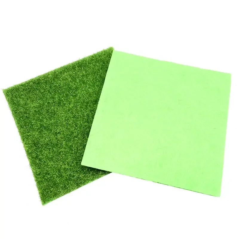 tapis artificiel vert clair moderne lettres ours decoration intérieure 30cm 30cm