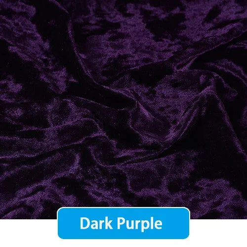 tissu velours brillant bleu royal violet luxueux élastique polyester rideaux coussin canapé