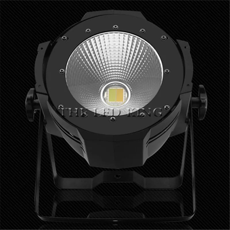 projecteur led noir moderne dmx 300w rgbw 4in1 blanc chaud froid tringles cames