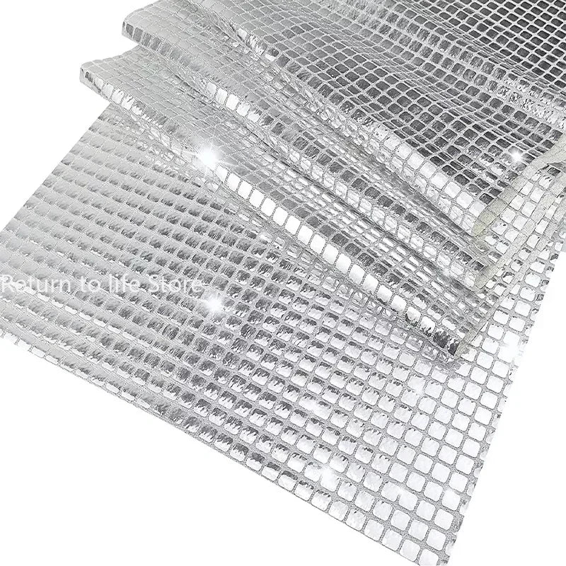 ruban table argenté maille fine brillante moderne élégant adhésif table mariage anniversaire poly coton