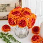 décoration intérieure mariage bouquet pivoine soie rose blanc orange rouge bleu