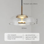 lampe suspendue moderne smoky gris ambre transparent led 90 260v 249 2000lm e27