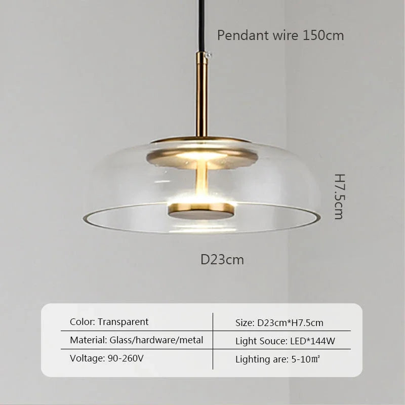 lampe suspendue moderne smoky gris ambre transparent led 90 260v 249 2000lm e27