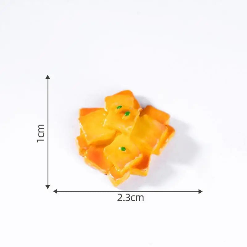miniatures plats soupe gris noir orange artisanal rustique couvercle assiette deco cuisine poupée bricolage
