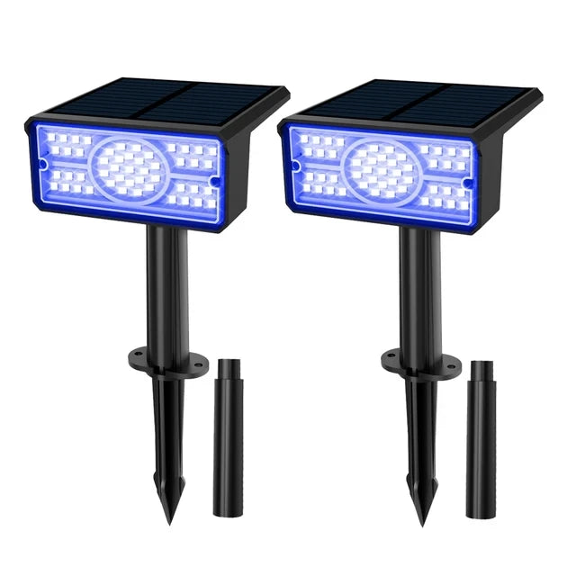 projecteur solaire led ip65 protection aluminium facile jardin moderne opaque noir