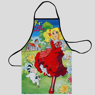 Tablier de cuisine femme en tissu Oxford noir sans manches