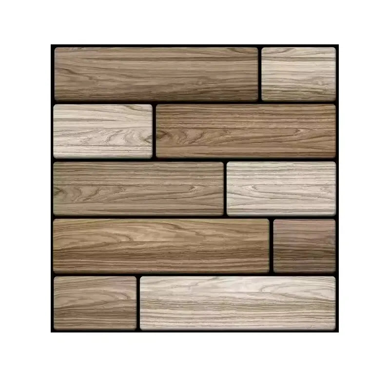panneau mural 3d marbré moderne autocollant pvc résistant l'eau blanc gris noir