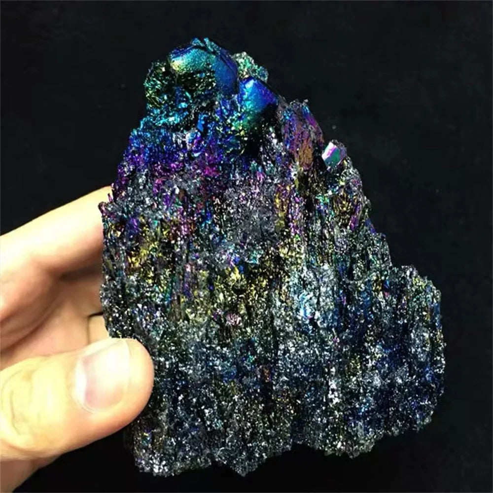 pierres naturelles cristal quartz noir violet bleu vert feng shui africain bouddhisme matiere organique