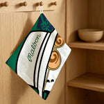 serviette main suspendue polyester coton dessin animé crochets cuisine salon