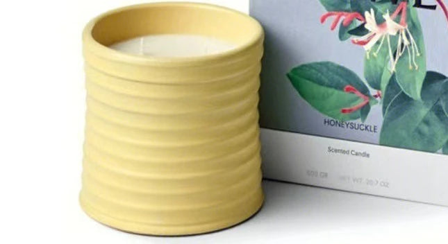 bougies parfumées fleur aromathérapie rouge bleu moderne boîte cadeau ambiance maison