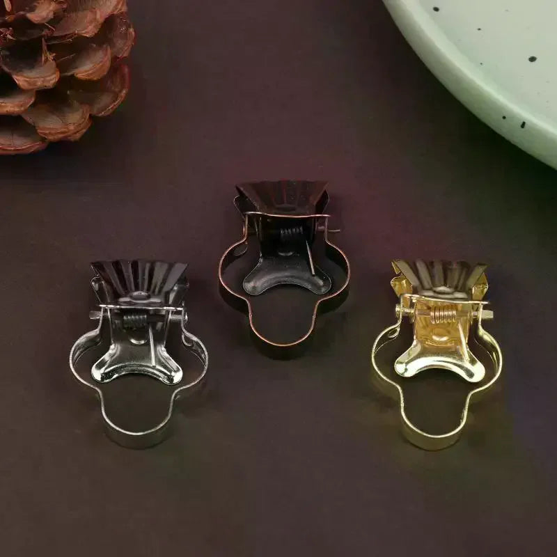 moules biscuits forme cœur clips argent cuivre doré classiques multifonctionnels extérieurs quatre saisons