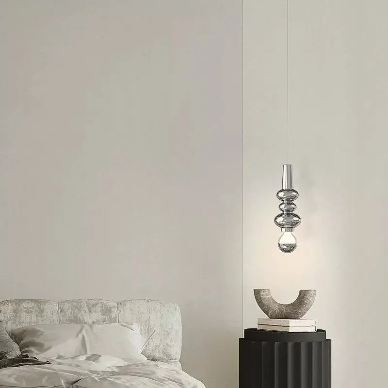 suspension lumineuse moderne billes sphères rouge vert blanc chambre salle manger